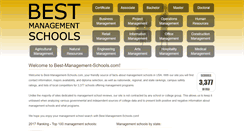 Desktop Screenshot of best-management-schools.com